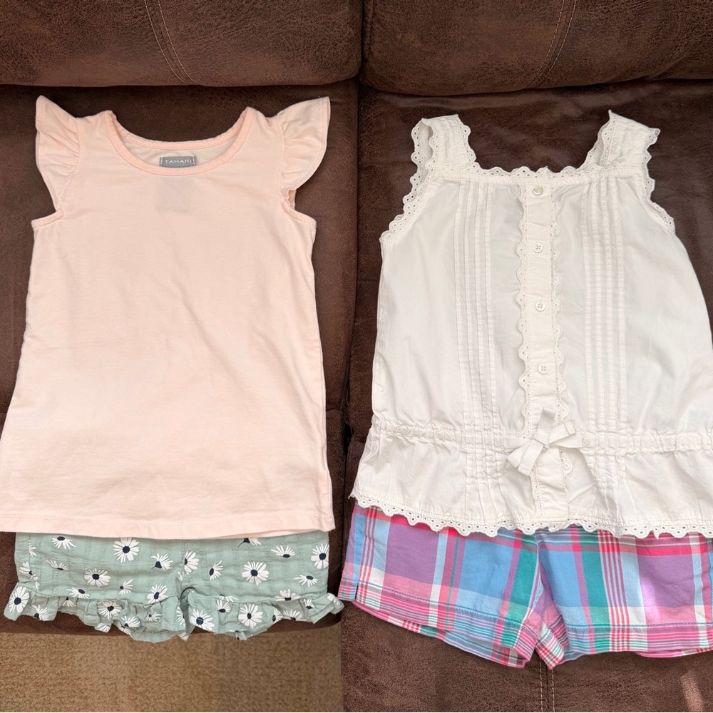 Girls Size 4 Short & Top Sets